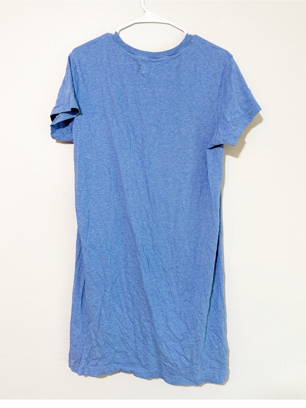 Pact organic cotton t shirt mini dress size large blue - Picture 2 of 4